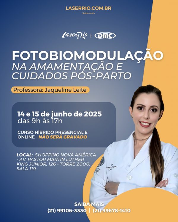 Fotobiomodulação na Amamentação e Cuidados Pós parto.