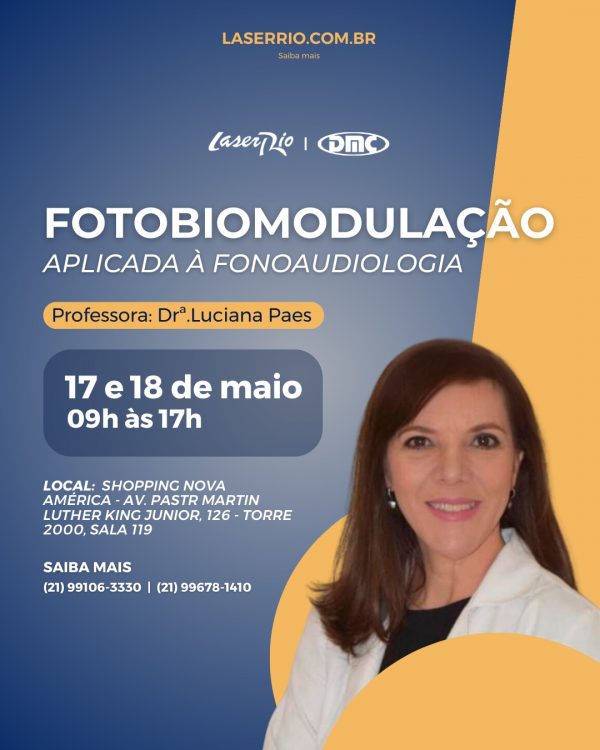 Fotobiomodulação aplicada Fonoaudiologia.