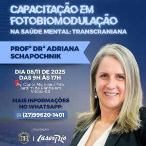 Capacitação em Fotobiomodulação na saúde mental: Transcraniana