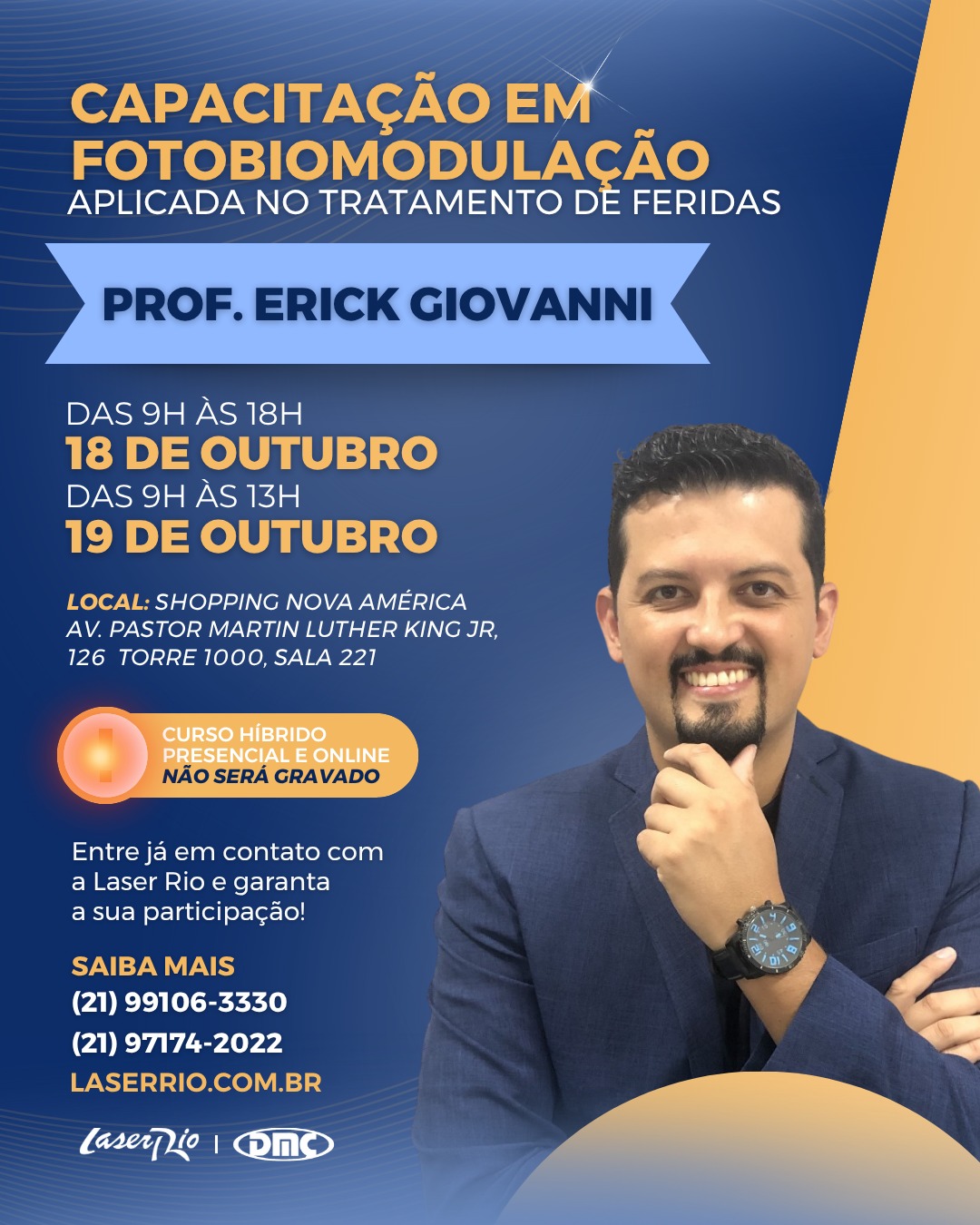 Capacitação em Fotobiomodulação no Tratamento de Feridas