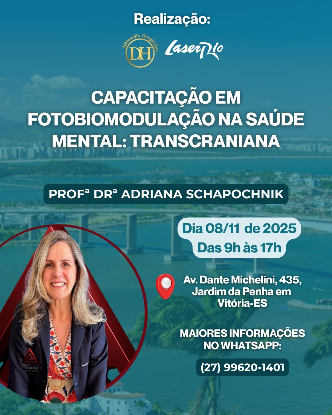Capacitação em Fotobiomodulação na saúde mental: Transcraniana