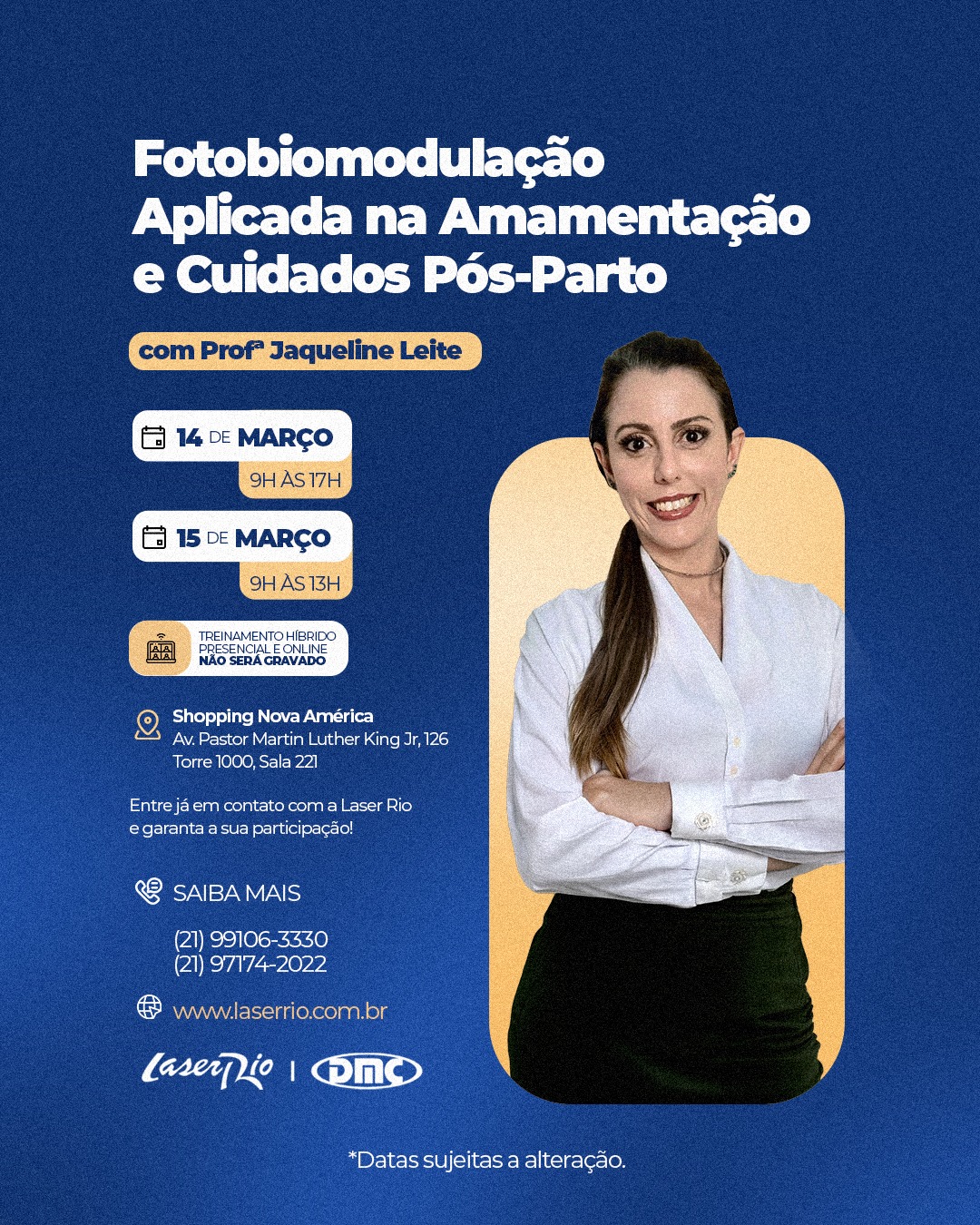 Capacitação em Fotobiomodulação aplicada à Amamentação e Cuidados Pós parto.