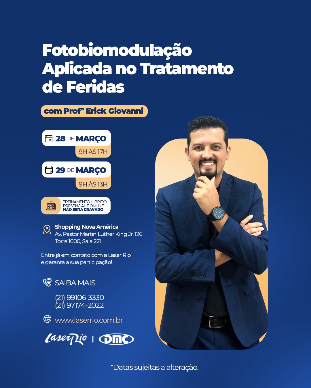 Capacitação em Fotobiomodulação aplicada ao Tratamento de Feridas